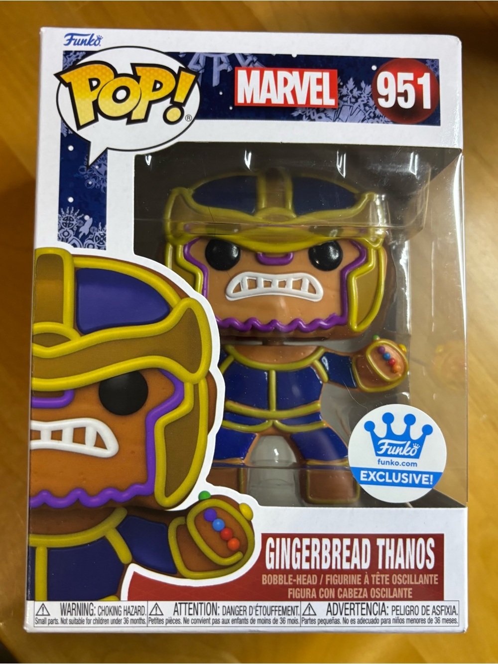Funko Pop Marvel Gingerbread Thanos